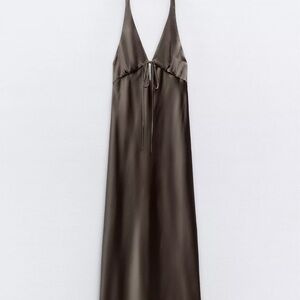 Zara Brown Maxi Dress